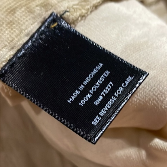 Simply Vera Vera Wang Tan Marbled Blouse - Picture 5 of 7